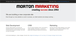 Desktop Screenshot of mortonmarketing.com